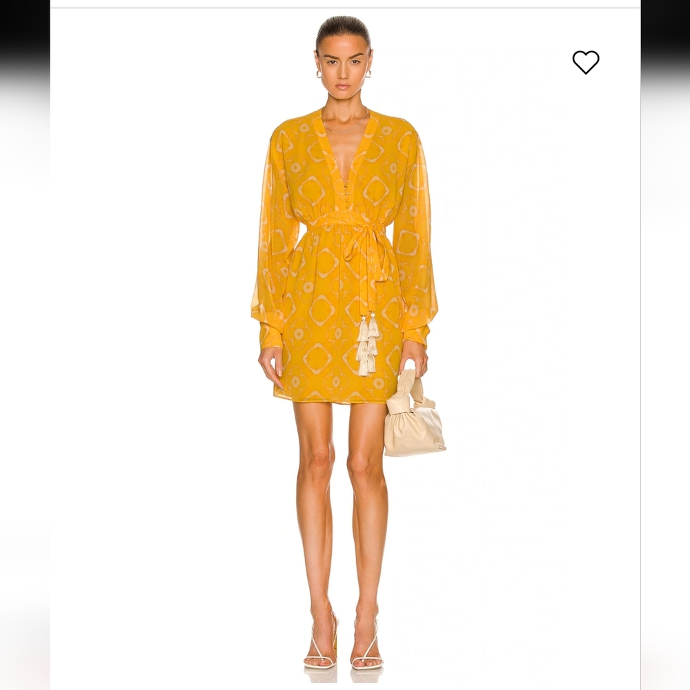 Alexis Luss Dress in Yellow boho